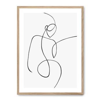 Cuadro Woman Line Art Vii