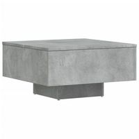 mesa de centro de diseno moderno y contemporaneo 60 x 60 x 315 cm madera de ingenieria gris dec039333
