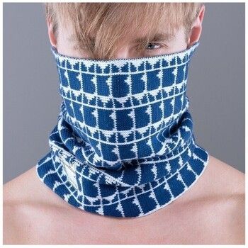 Bullish Bufanda GORRO LARGE PATTERN-PPB 008802 NAVY WHITE para hombre