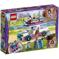 lego friends - vehiculo de operaciones de olivia