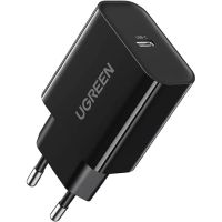 ugreen 10191 cargador carga rapida 20w usb-c negro
