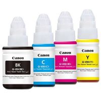 canon gi-490pgbkcmy full set original inks 4 pack