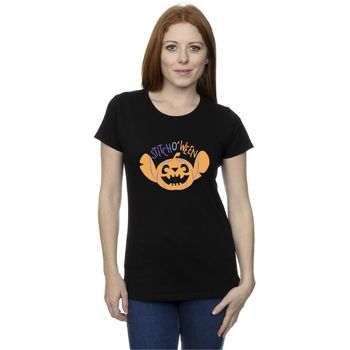 Disney Camiseta Stitch O Ween para mujer