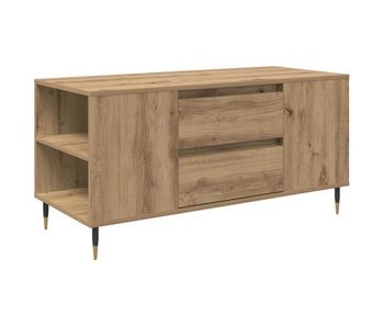 Mesa de café - mesa de centro - mesa baja con cajón roble artesanal 102 x 44,5 x 50 cm