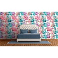fotomural vinilo zen flor trazada 350 x 250 cm