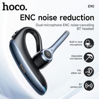auriculares inalambricos bluetooth hoco e90 enc con reduccion de ruido para llamadas manos libres para conducir de una sola oreja para negocios