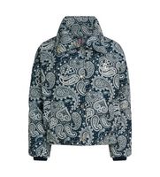 tommy hilfiger para mujer ww0ww47447 chaqueta aop azul l casual poliester