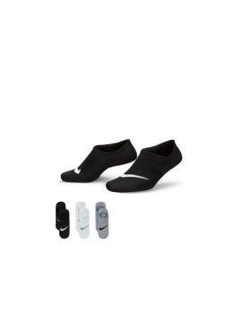 Calcetines de Fitness Nike Everyday Plus Lightweight Footie (3 Pairs) Mujer Multi-Color