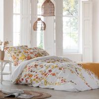 funda nordica haku amarillo cama 135 cm - 220x220 cm algodon 200 hilos cierre con corchetes