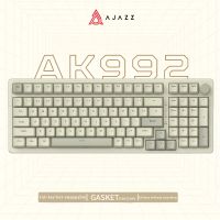 teclado mecanico retro ajazz ak992 diseno completo de 98 teclas teclado para juegos usb intercambiable en caliente con interruptores rojos multimedia