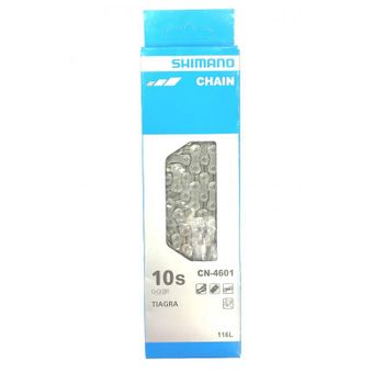 SHIMANO | Cadena TIAGRA 4601 10v 116 Eslabones - 116 Eslabones. 10 Velocidades. Peso según fabricante: 278 grs.