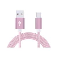 cable de carga innova usb-a a usb-c 1 m 15 a rosa