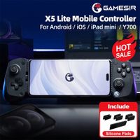 control de juego movil gamesir x5 lite gamepads para iphone 17 16 15 series ios ipad mini y700 tableta android