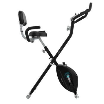 Bicicleta Estática Plegable Drumfit X-bike Neo Ultra. Sillín Confort Con Respaldo, Volante De Inercia 1,5kg, 8 Niveles