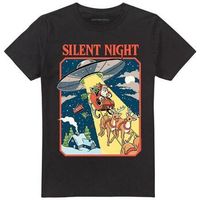 steven rhodes camiseta silent night para mujer