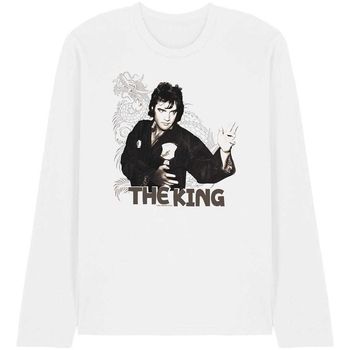 Elvis Presley Camiseta manga larga Fighting King para hombre