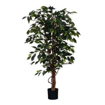 Planta artificial ficus verde  h150xb85xl85cm