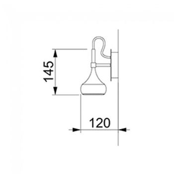 Aplique de pared led mini maxi (8w) ii