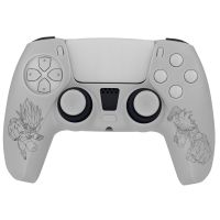 fr-tec dragon ball super thermocromatic pack funda  grips para mando ps5
