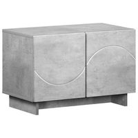 soporte de tv 60 x 345 x 40 cm gris hormigon vidaxl