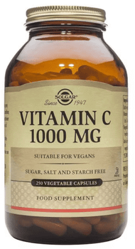 Solgar Vitamina C 1000 mg 250 Cápsulas Vegetales