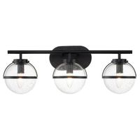 aplique para banos hollis transparente 3 luces