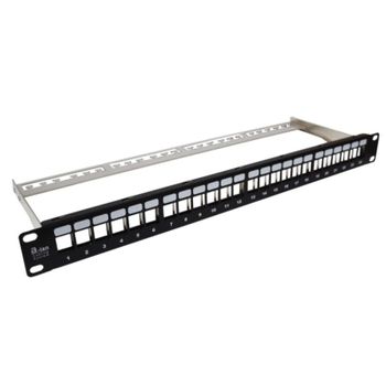 Panel de Conexiones A-lan PK020 24 Puertos Negro Acero 1U Rack