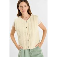 le temps des cerises chaqueta de punto chaqueta sin mangas gudra para mujer