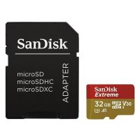 sandisk extreme microsdhc 32gb  adaptador sd