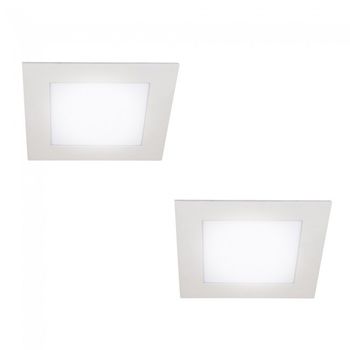 Pack 2 downlights led blancos (18w)