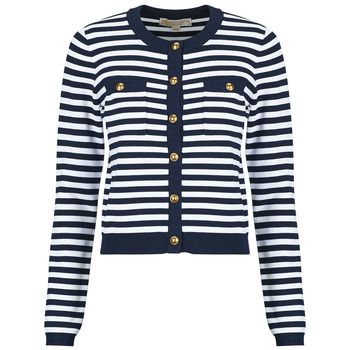MICHAEL Michael Kors Chaqueta de punto STRIPE SNAP CARDI JKT para mujer