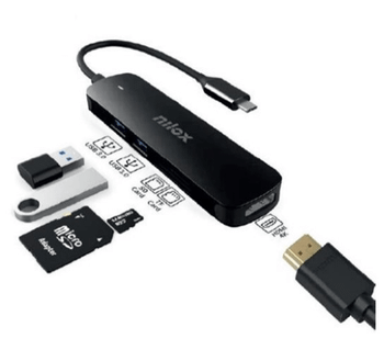 DOCK USB-C HDMI 2XUSB30 + SD/TF