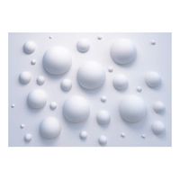 papel pintado 3d - pared de las burbujas 350x245 cm