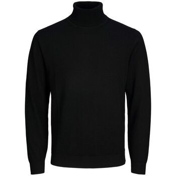 Jack & Jones Jersey 12216829 MERINO KNIT ROLL-BLACK para hombre