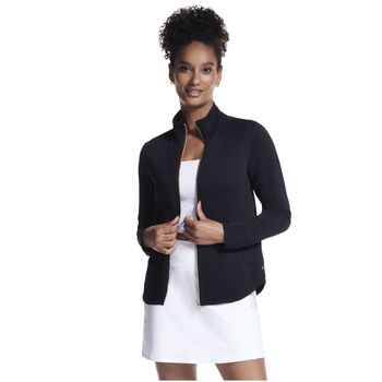 Skechers Chaqueta deporte The Hoodless Hoodie GoWalk Shine Jacket para mujer