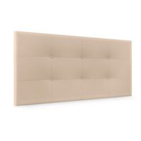 cabecero de polipiel capitone 105x60cm camas 105 - beige