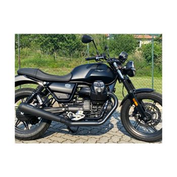 Silenciador de escape Moto Guzzi V 7 i.e. 850 Mistral cónico par corto