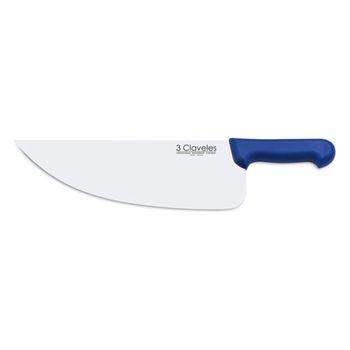 Hachuela Pescadero Azul 3 Claveles 34 Cm