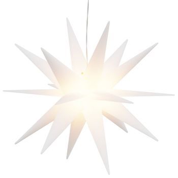 Lámpara De Navidad Con Led Plegable Blanca 43 Cm Vidaxl