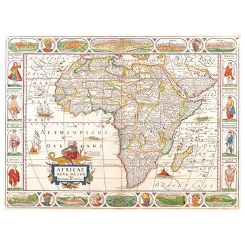 Legendarte - Cuadro Lienzo, Impresión Digital - Mapa Antiguo No. 28 - Decoración Pared Cm. 40x50