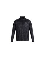 camiseta de fitness under armour tech 20 12 zip hombre negro