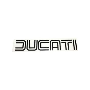 Pegatina Ducati '70 negra