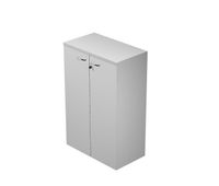 armario batiente presto 2 puertas color gris 80x120cm