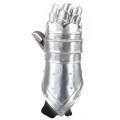 Guantes De Caballero Medieval (para Juego De Roles, Hechos De Plata Y Acero)