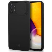 cool funda con proteccion de camara negra para samsung galaxy a72