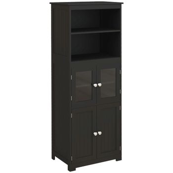 Alacena de cocina 60x30x162 cm negro