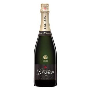 Lanson Black Label Brut Espumoso Francés Con Crianza De 3 Años, B Vino Espumoso 75 Cl 12,5 %
