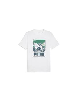 Camiseta Puma GRAPHICS Mountain Blanco Hombre
