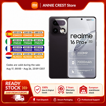 Smartphone Realme 16 Pro Plus 5G 12GB Batería 7000 mAh pantalla 