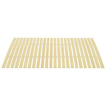 Cama Doble | Cama Para Adultos | Somier De Láminas Con 24 Listones 120x200 Cm